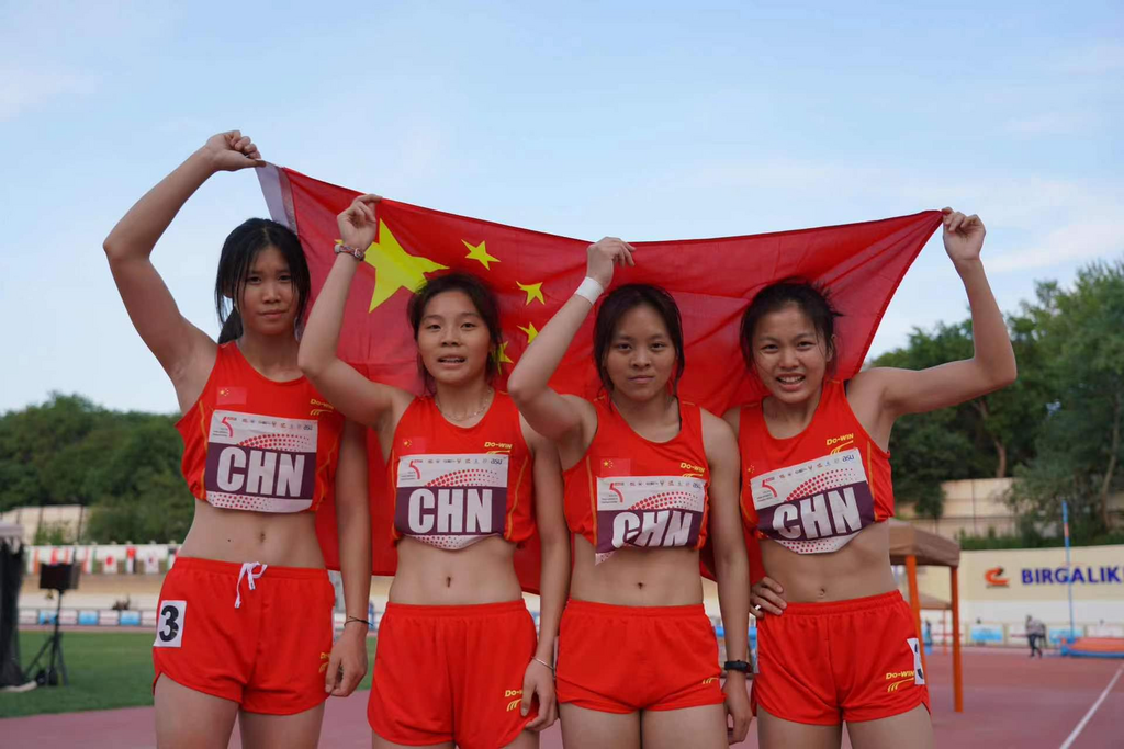 2023年亚洲U18田径锦标赛右二赵雯丽1